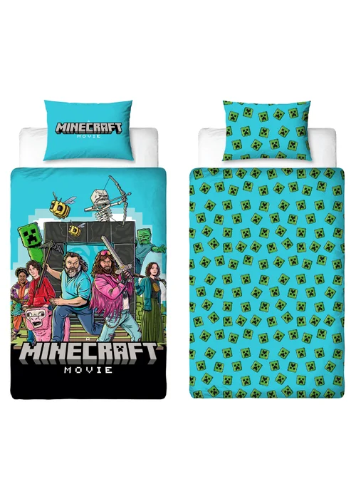 Minecraft Movie Duvet Cover Set - Single Image 5