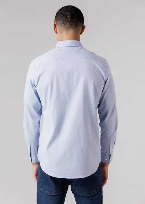French Connection Blue Cotton Long Sleeve Oxford Shirt - S Image 2