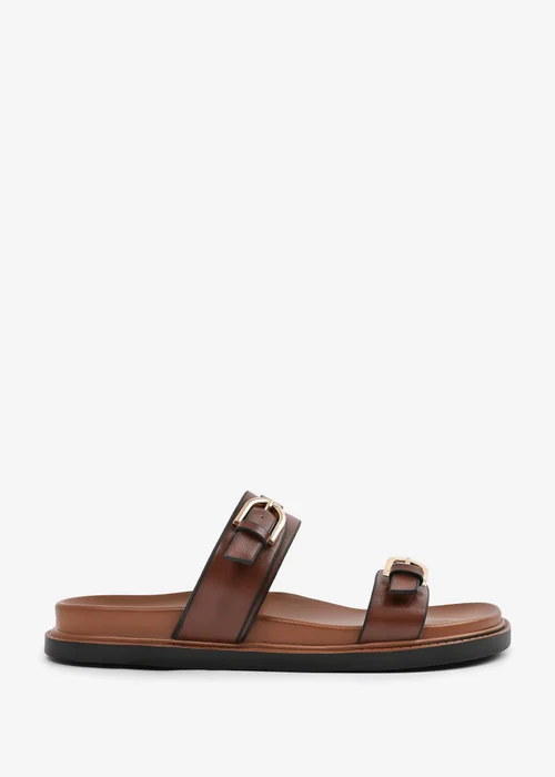Where's That From TanPU Abrina Flatform Sandal With Double-Buckle-Strap Details - 5 Image 2