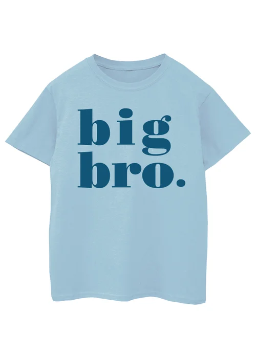 Ada & Ted Big Bro Boys Blue T-Shirt - 12-13 yrs Image 1