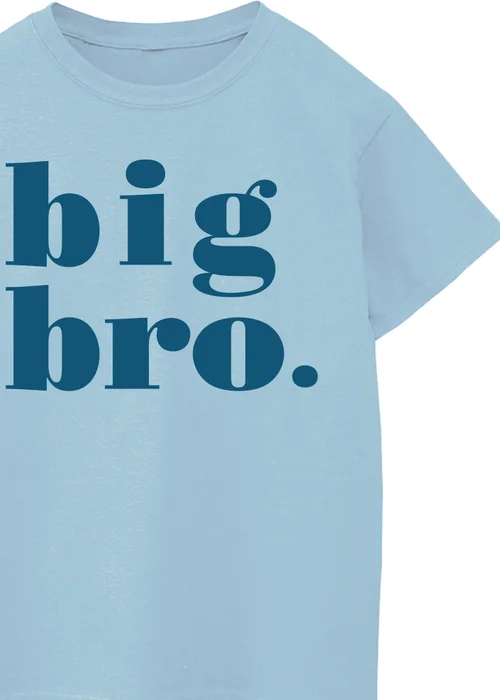 Ada & Ted Big Bro Boys Blue T-Shirt - 12-13 yrs Image 2