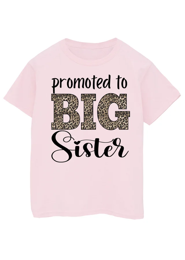 Ada & Ted Promoted To Big Sister Girls Pink T-Shirt