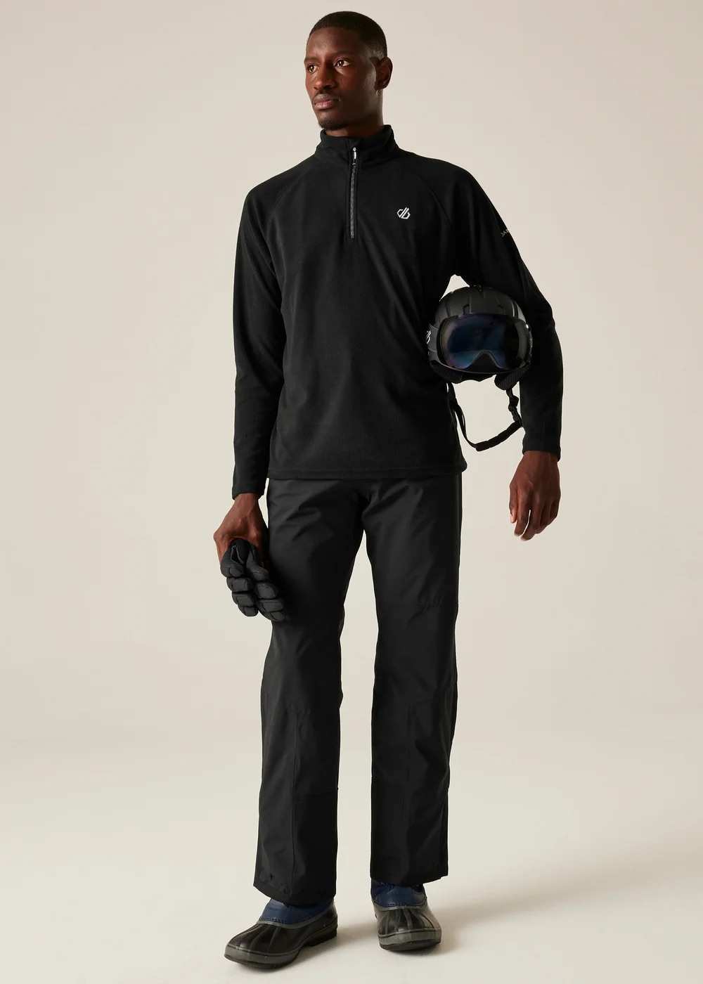 Dare2b Black Freethink II Sustainable Fleece - S Image 3