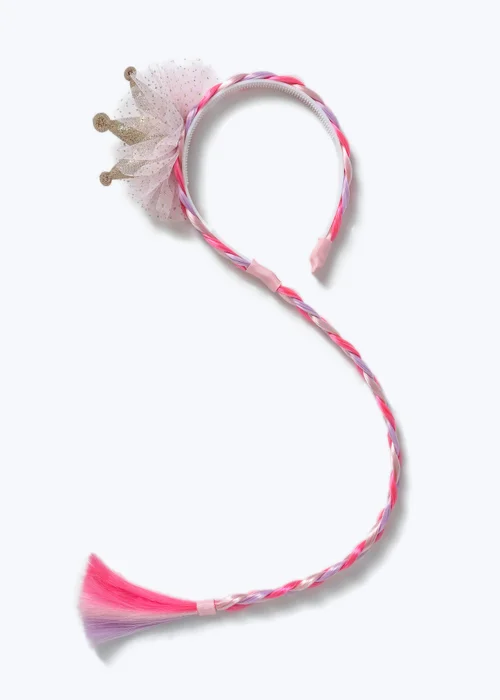 Flitzy Pink Crown Headband - One Size Image 1