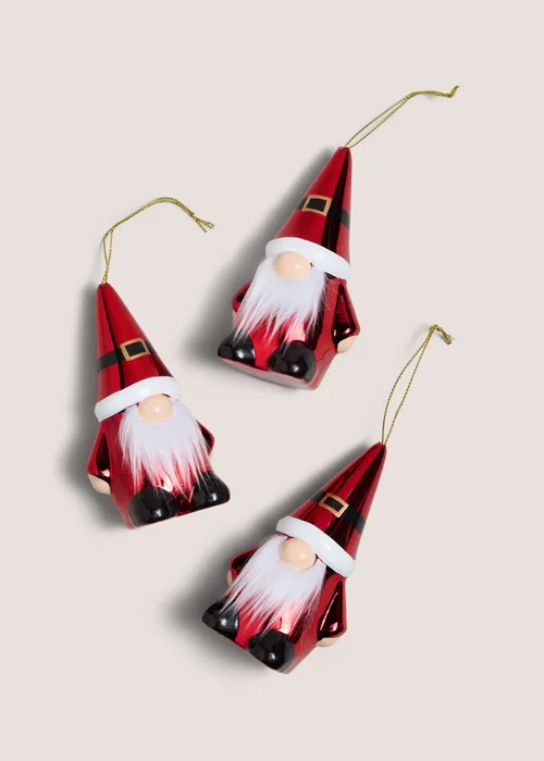 3 Pack Gnome Tree Decorations Image 2