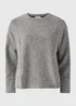 Grey Cutabout Textured Snit Top - Small Image 4