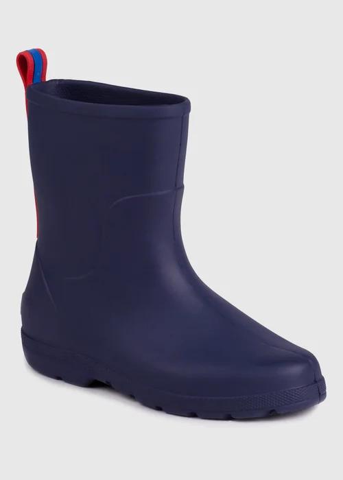 Totes Cirrus Navy Childrens Charley Rain Boot - 3-4 Image 1