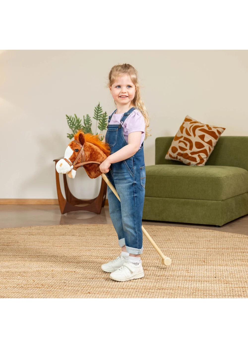 Toyrific Brown Hobby Horse - One Size Image 3