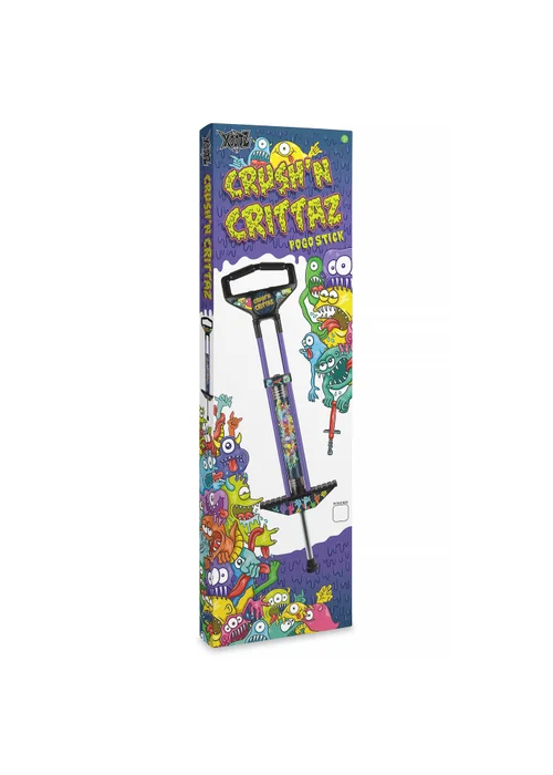 Toyrific Black Crush'N Crittaz Pogo Stick - One Size Image 6