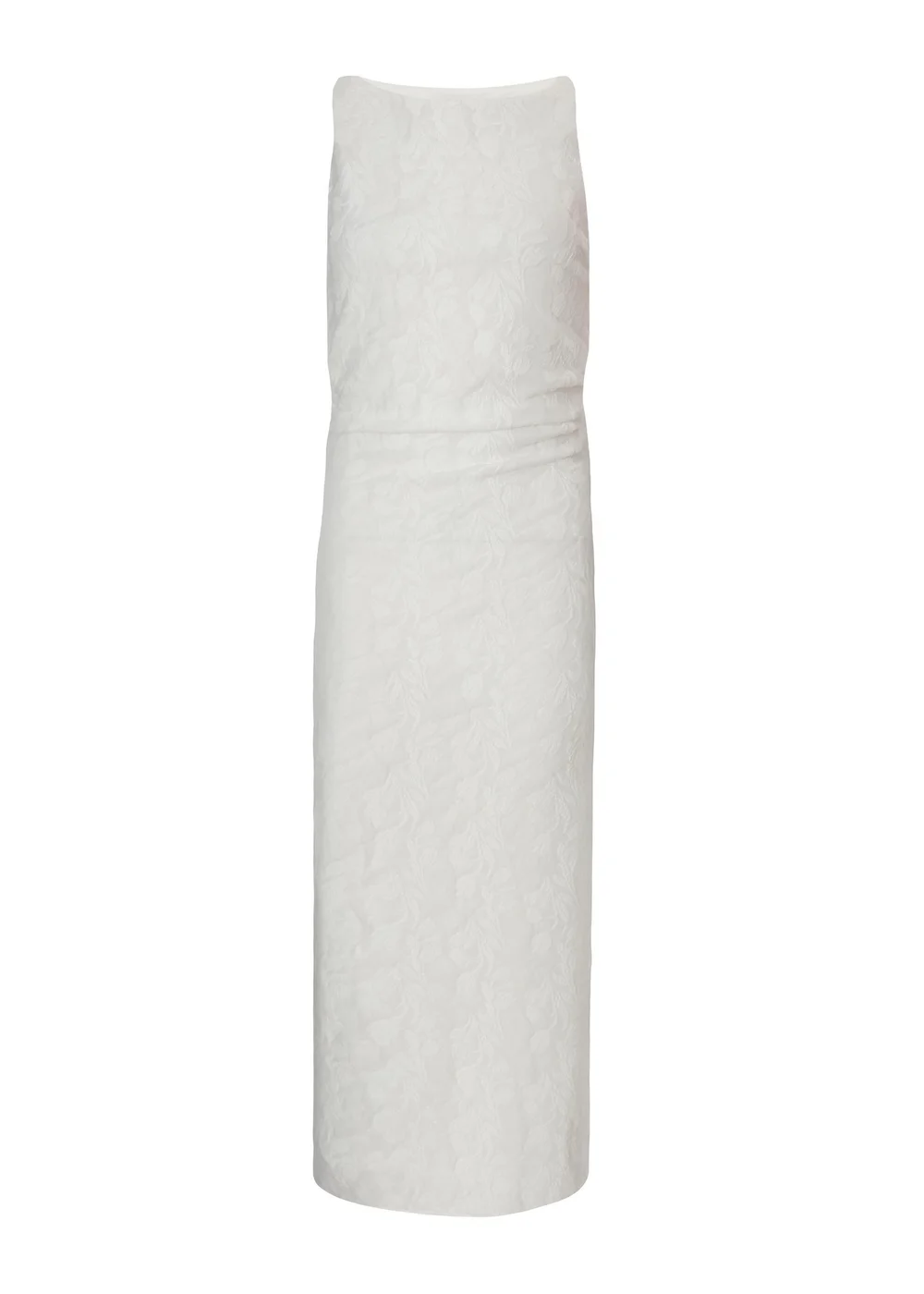 Quiz White Jacquard Midaxi Dress - 6 Image 4