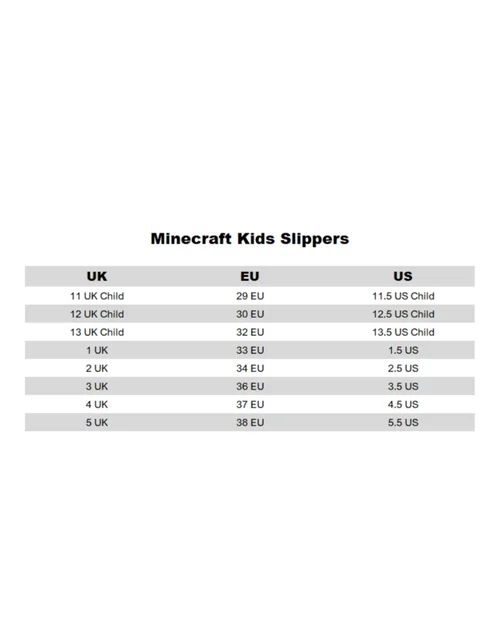 Vanilla Underground Minecraft Kids Multicoloured Grafitti Slip On Loafer Slippers (11 Younger - 5 Older) - 12 Infants Image 6
