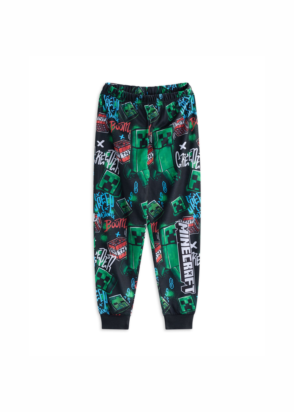 Vanilla Underground Minecraft Kids Multicoloured Creeper Pack of 2 Pyjama Set (5-14 Years) - 5-6 Yrs Image 3