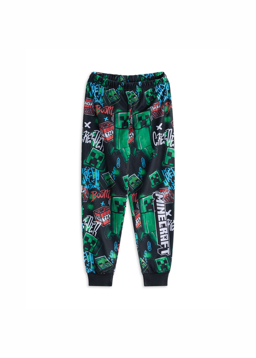 Vanilla Underground Minecraft Kids Multicoloured Creeper Pack of 2 Pyjama Set (5-14 Years) - 5-6 Yrs Image 3