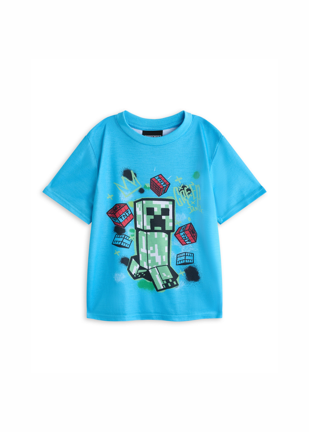 Vanilla Underground Minecraft Kids Multicoloured Creeper Pack of 2 Pyjama Set (5-14 Years) - 5-6 Yrs Image 4
