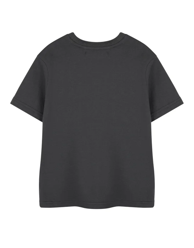 Vanilla Underground Minecraft Kids Grey Build Create Explore T-Shirt (3-14 Years)