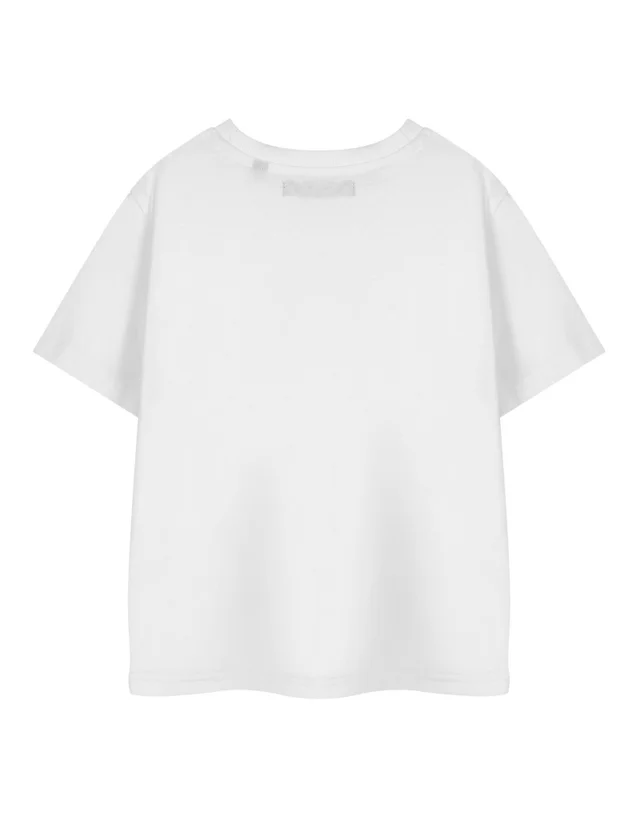Vanilla Underground Hello Kitty Kuromi Heart Kids White T-Shirt (3-14 Years)