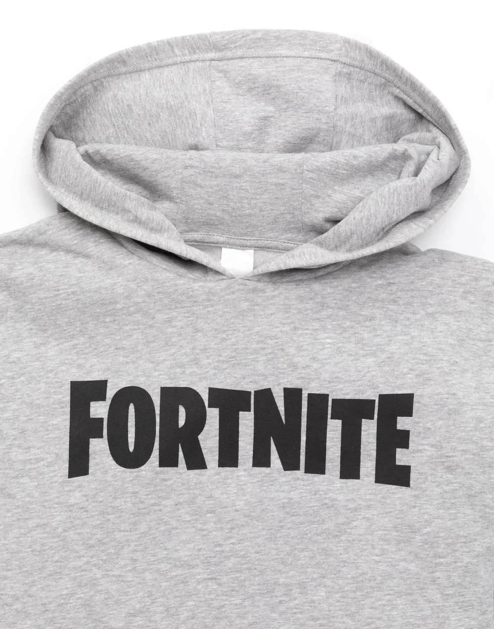 Fortnite Logo Kids Grey Hoodie (11-16 Yrs) - 11-12 Yrs Image 3