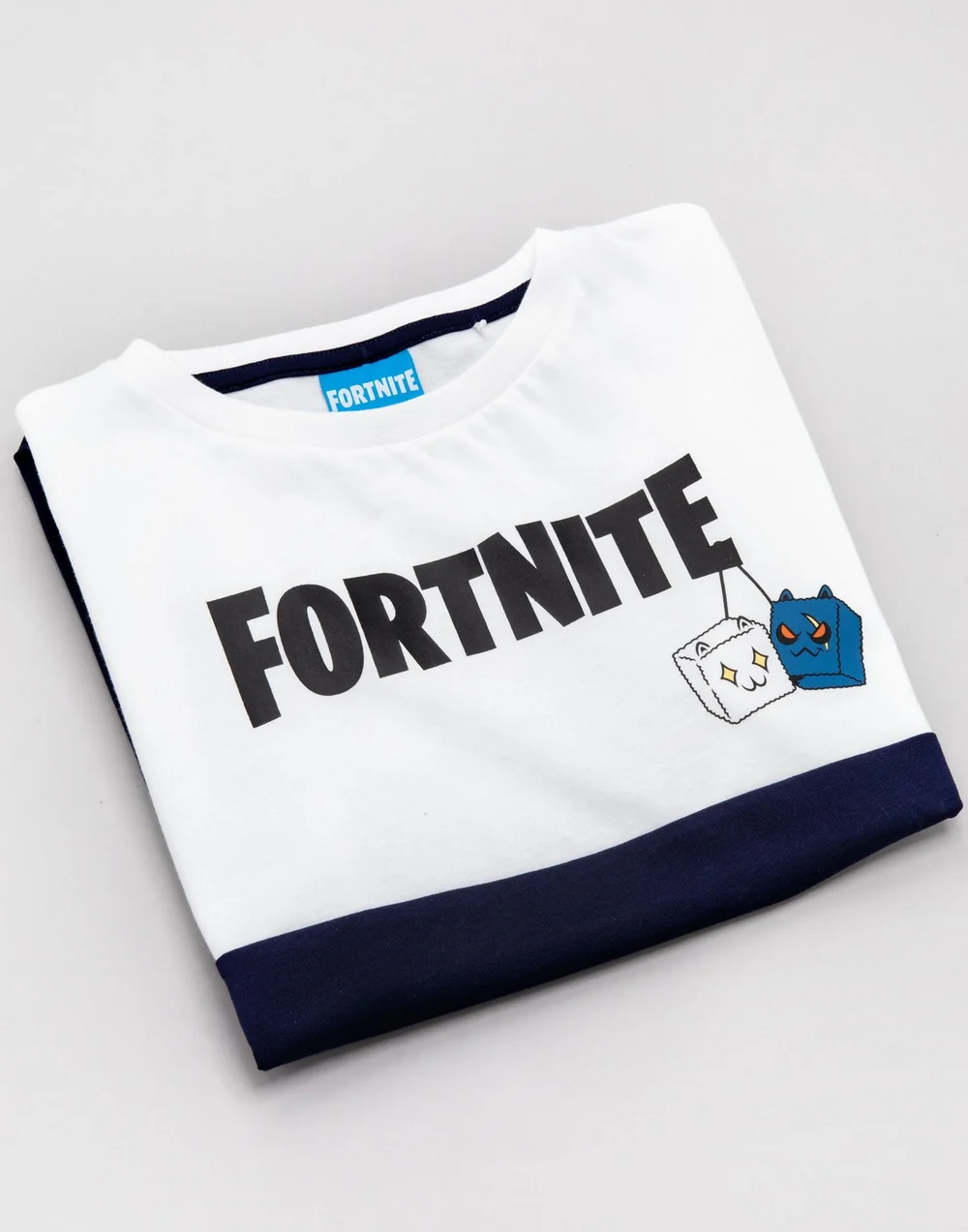 Fortnite Kids Colour Block Logo White T-Shirt (11-16 Yrs) - 11-12 Yrs Image 4