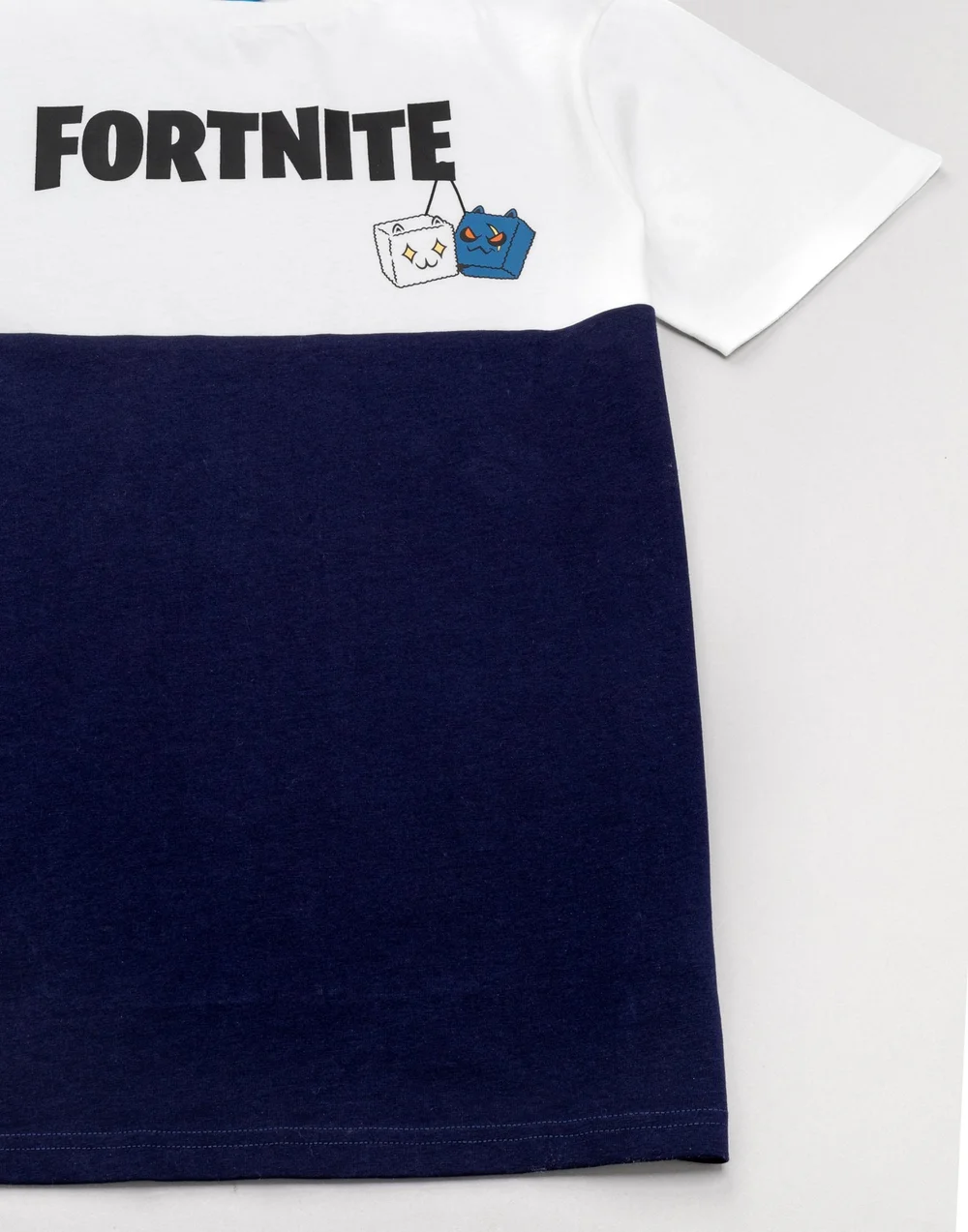 Fortnite Kids Colour Block Logo White T-Shirt (11-16 Yrs) - 11-12 Yrs Image 5