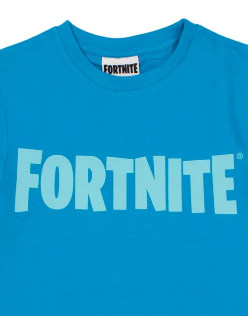 Vanilla Underground Fortnite Kids Logo Blue T-Shirt - Small Image 2