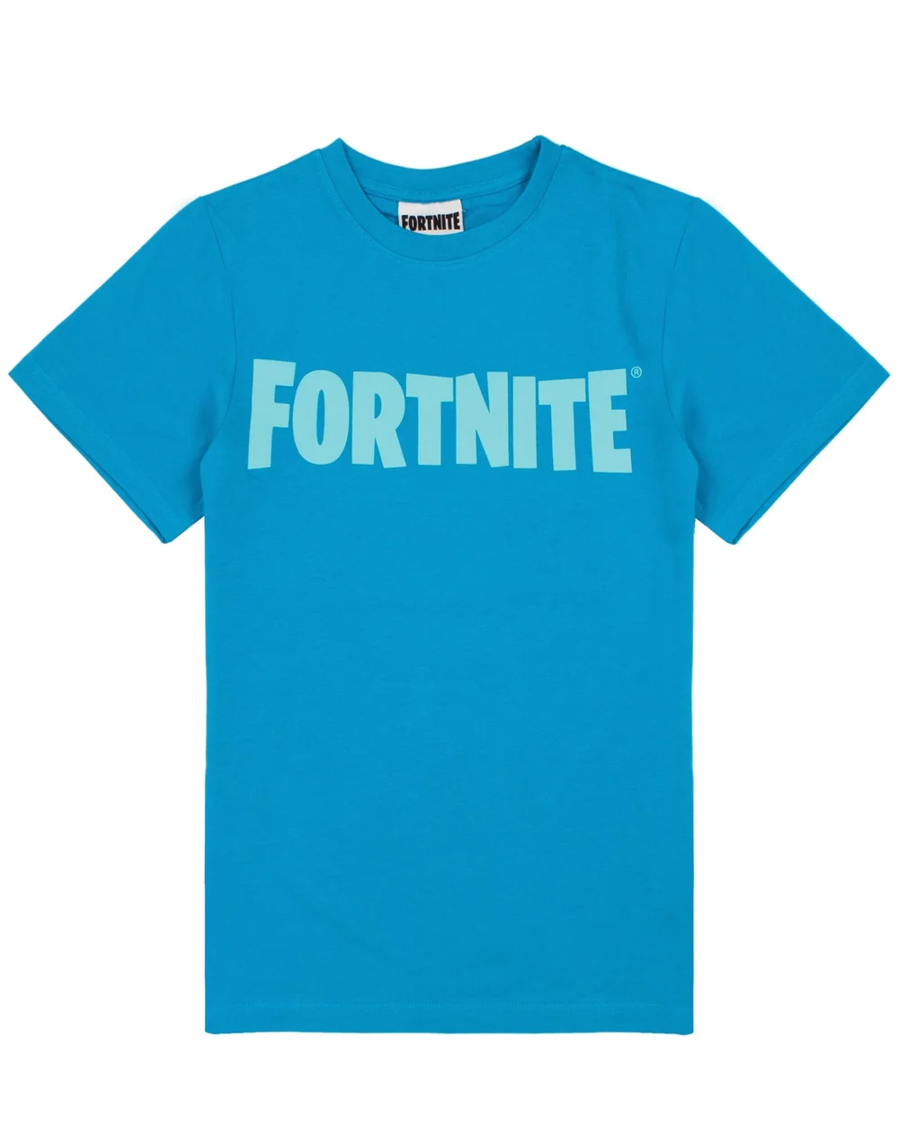 Vanilla Underground Fortnite Kids Logo Blue T-Shirt - Small Image 1