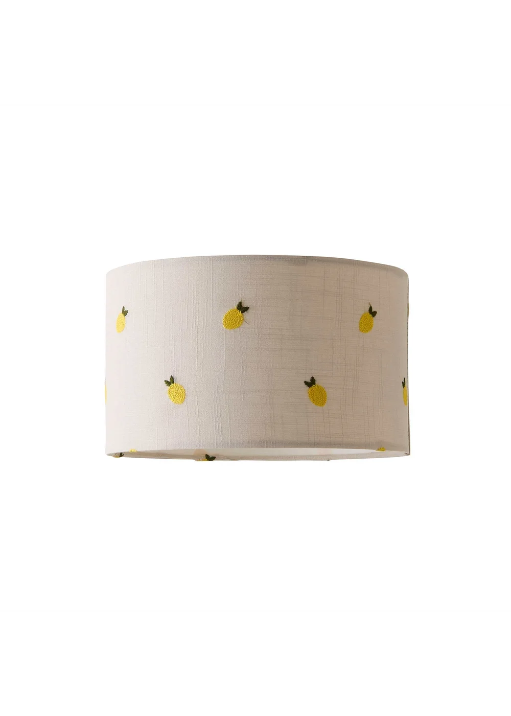 ValueLights Small Brae Fabric Cream Drum Ceiling Pendant Shade - One Size Image 4