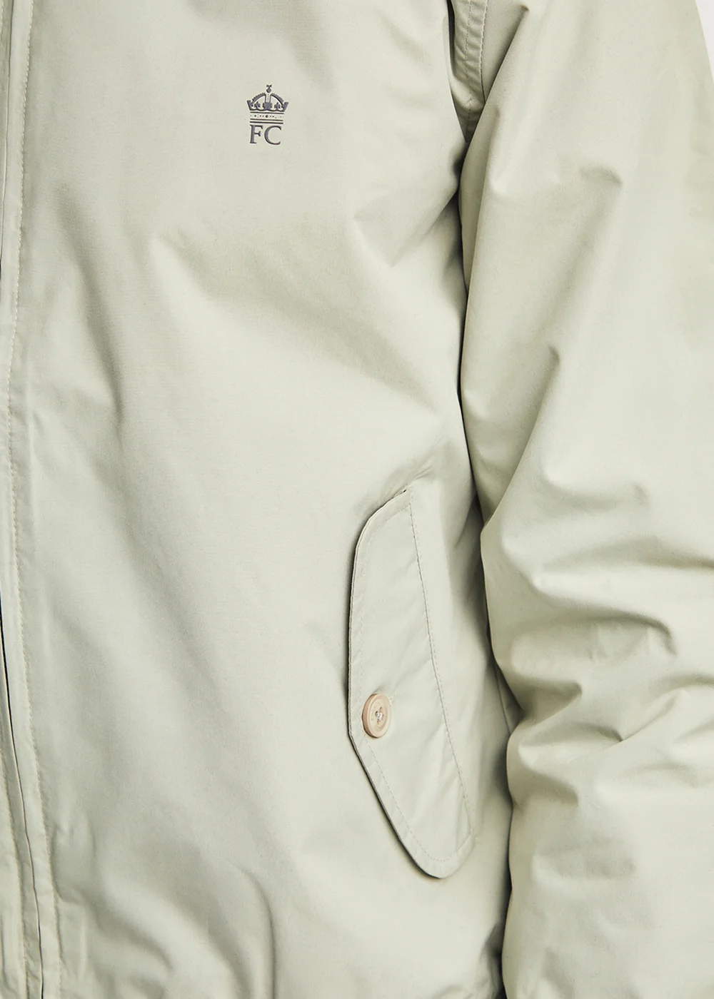 French Connection Stone Funnel Neck Harrington Jacket - S Image 4