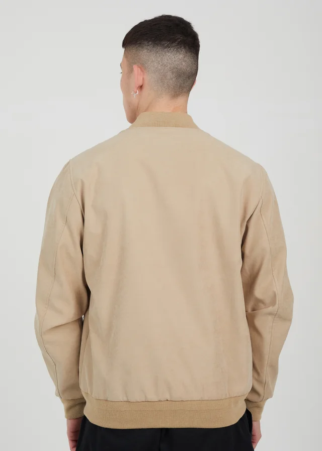 Brave Soul Stone Lightweight Bomber Jacket
