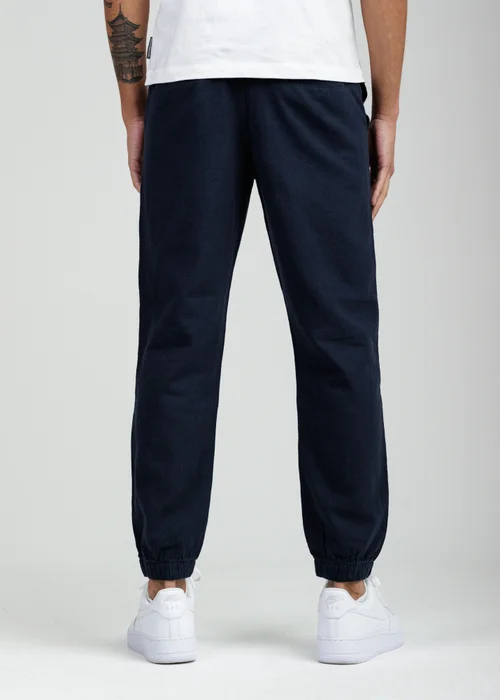 Tokyo Laundry Navy Linen Blend Classic Fit Trousers - M Image 2