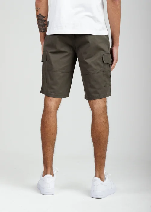 Tokyo Laundry Khaki Cotton Cargo Shorts - XL Image 2