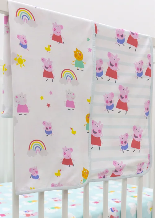 Peppa Pig Pink Lullabies Jersey Blanket - 8 Image 3