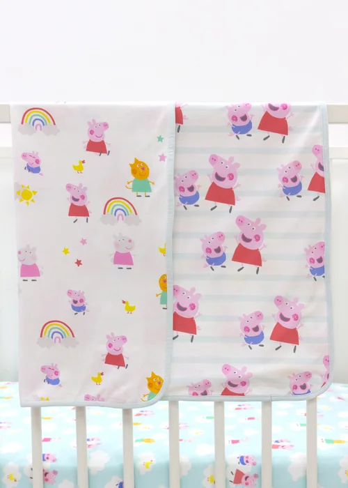 Peppa Pig Pink Lullabies Jersey Blanket - 8 Image 2