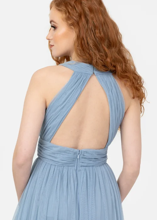 Anaya With Love Recycled Soft Blue Open Back Maxi Dress - 6 Image 4