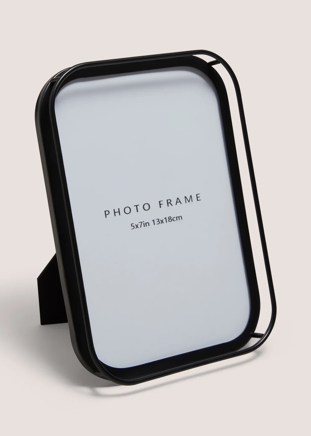 Open Photo Frame Black Metal Open Photo Frame (5 x 7inch) | Matalan