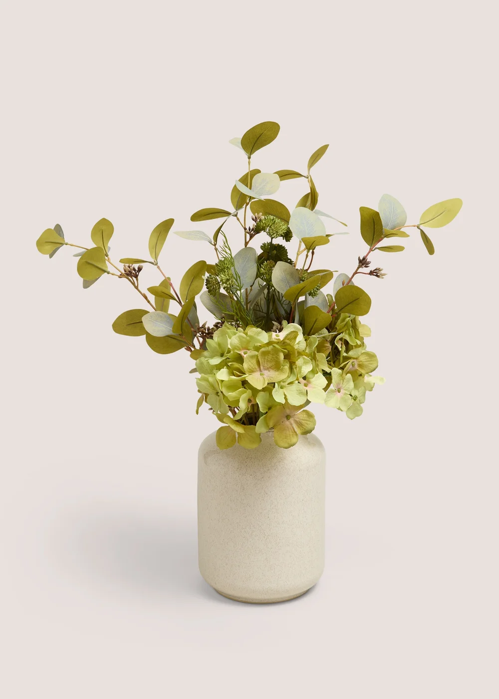 Green Hydrangea Speckled Vase Image 1