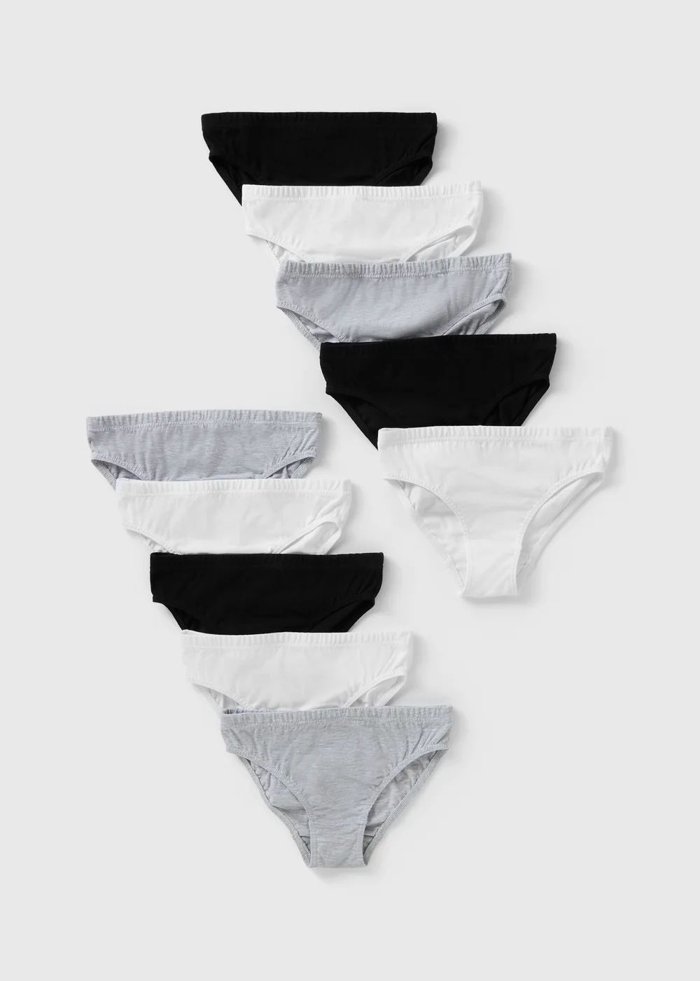 10 Pack Boys Multicolour Mono Briefs (1.5-13yrs) - 1.5-2 Yrs Image 1