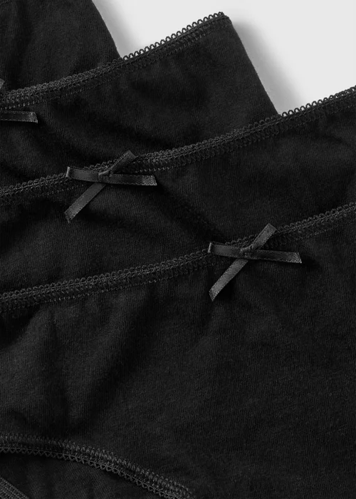 10 Pack Girls Black Knickers (2-13yrs) - 2-3 Yrs Image 2