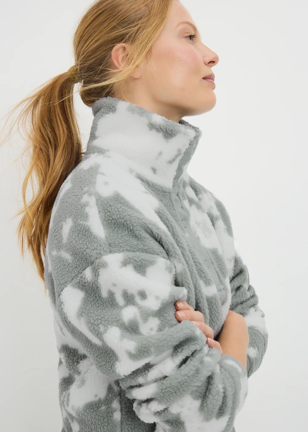 Souluxe Green Fleece Jumper - L Image 3