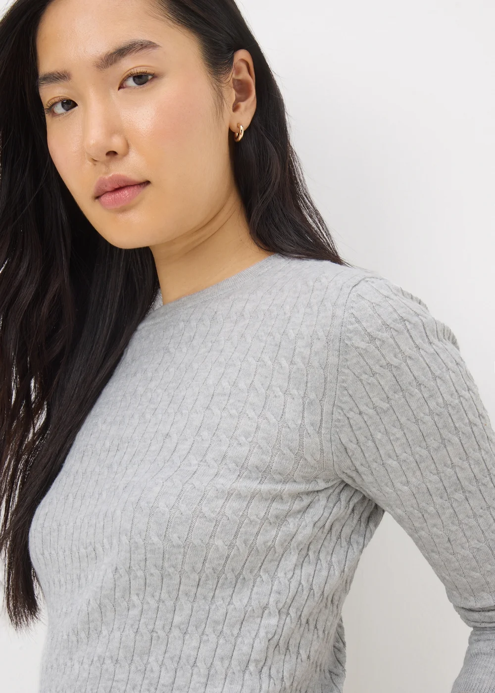 Grey Baby Cable Knit Jumper - 26 Image 3