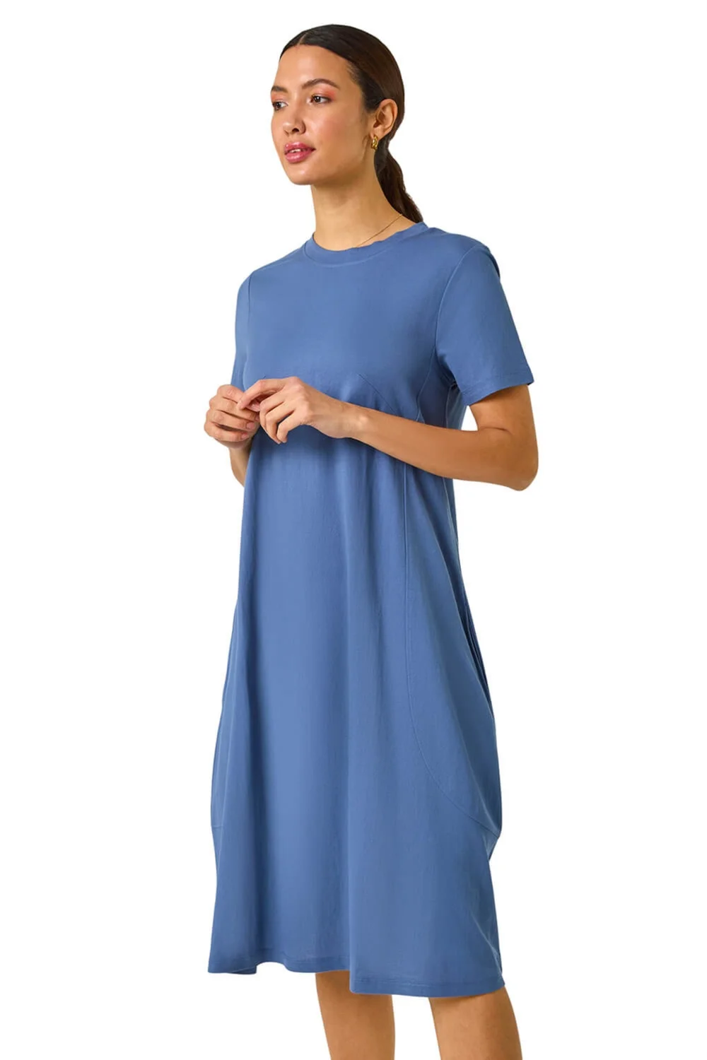 Roman Blue Relaxed T-Shirt Jersey Dress - 18 Roman Blue Relaxed T-Shirt Jersey Dress - 18