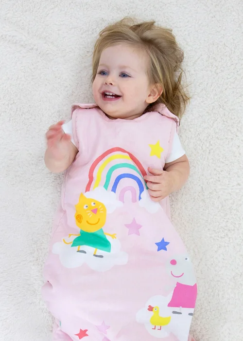Peppa Pig Pink Lullabies Sleeping Bag Sack 6-18 Months - One Size Image 4