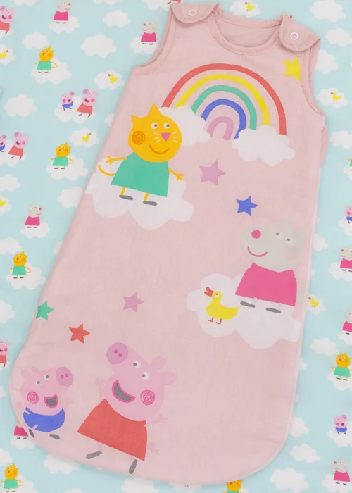 Peppa Pig Pink Lullabies Sleeping Bag Sack 6-18 Months - One Size Image 3