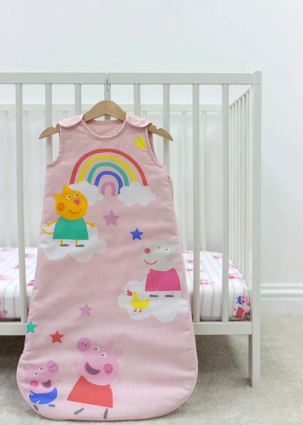 Peppa Pig Pink Lullabies Sleeping Bag Sack 6-18 Months - One Size Image 2