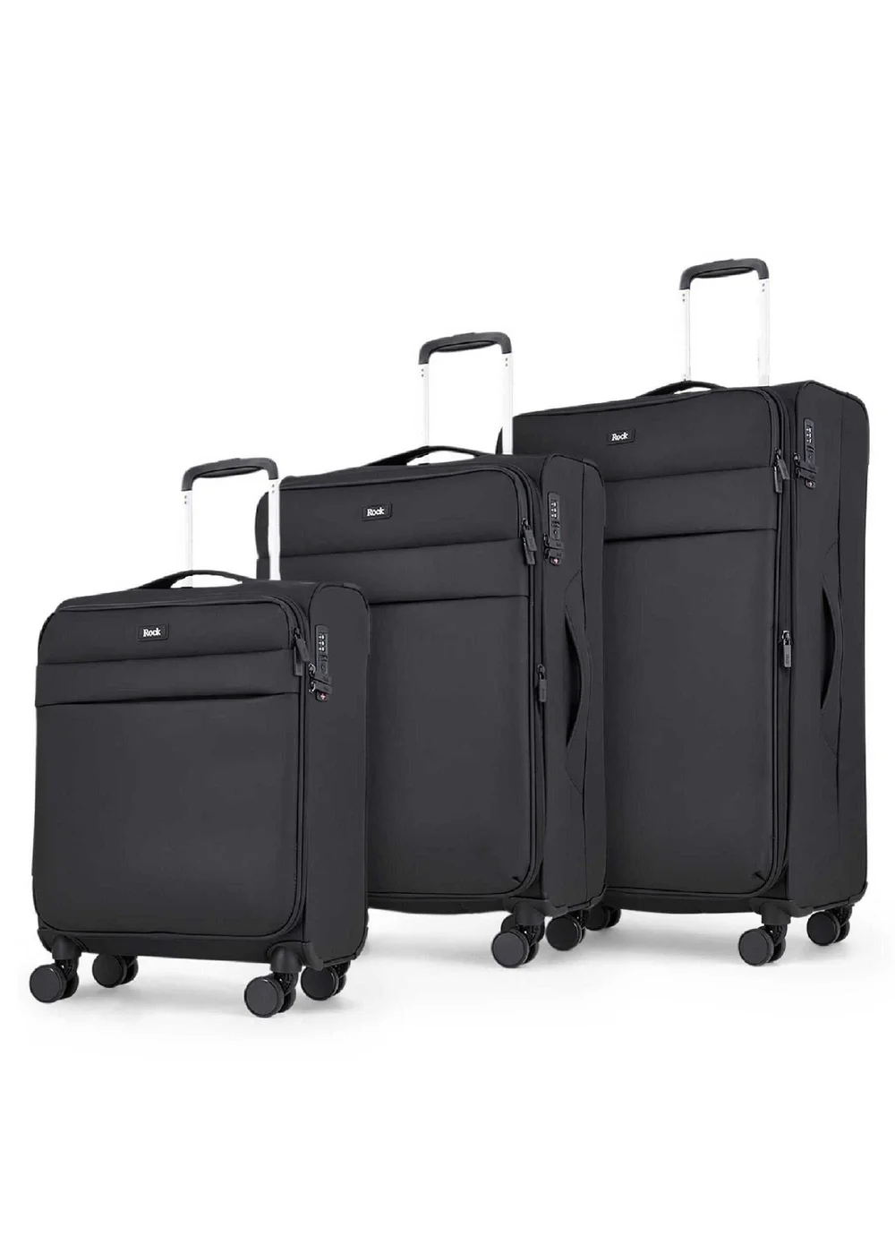 Rock Harper Suitcase Black - Cabin Image 1