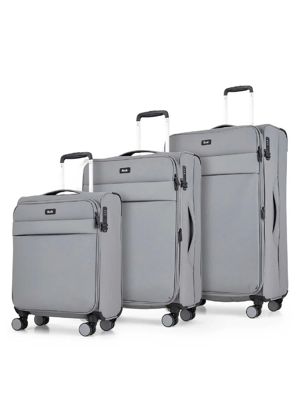 Rock Harper Suitcase Grey - Cabin Image 1