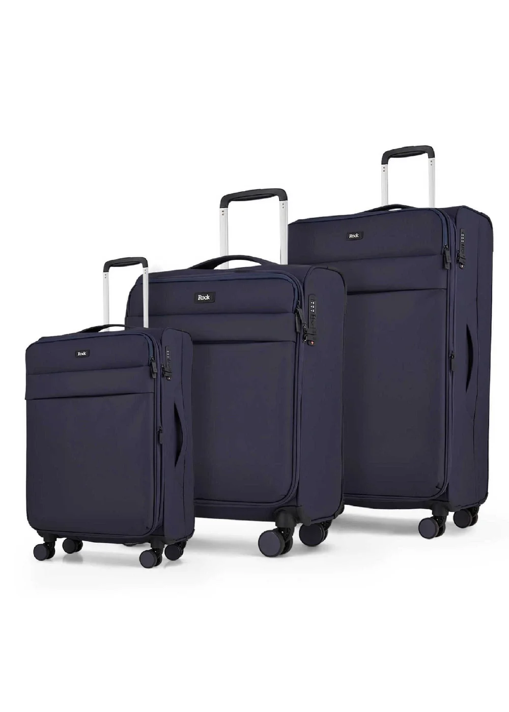 Rock Harper Suitcase Navy - Cabin Image 1