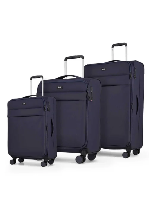 Rock Harper Suitcase Navy - Cabin Image 1