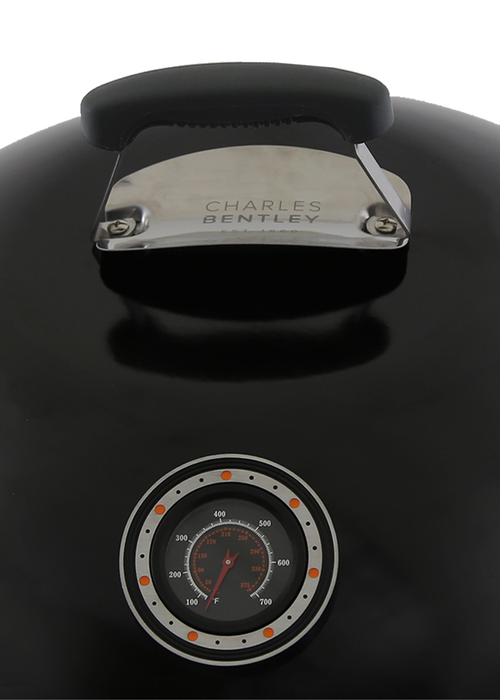 Charles Bentley Premium Charcoal Kettle BBQ Enamel Coated Steel Black - One Size Image 6