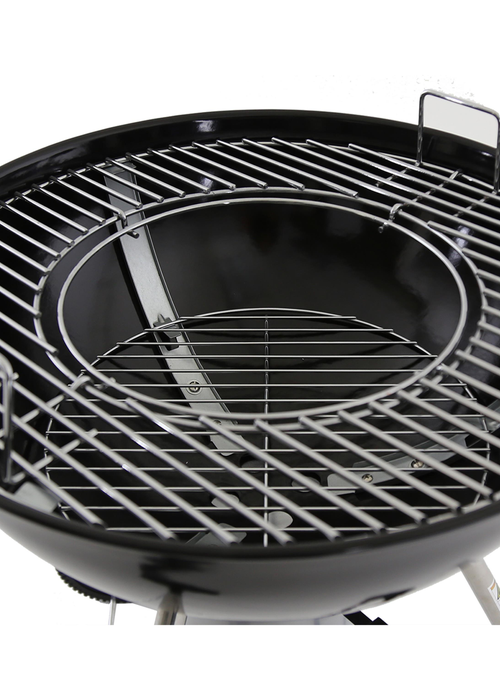 Charles Bentley Premium Charcoal Kettle BBQ Enamel Coated Steel Black - One Size Image 3