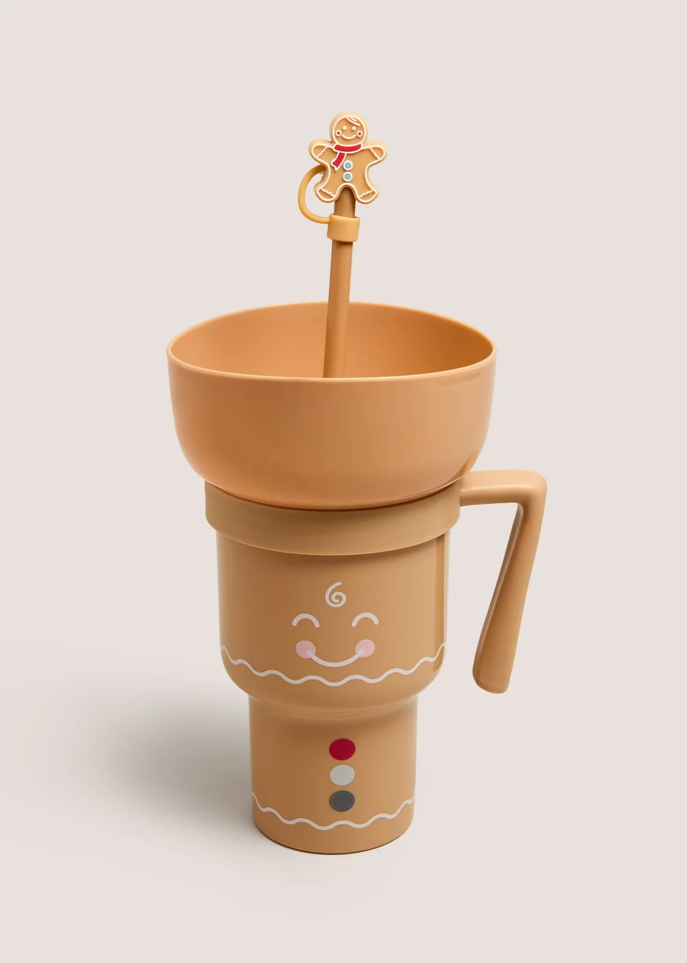 Christmas Gingerbread Snack Tumbler Image 1